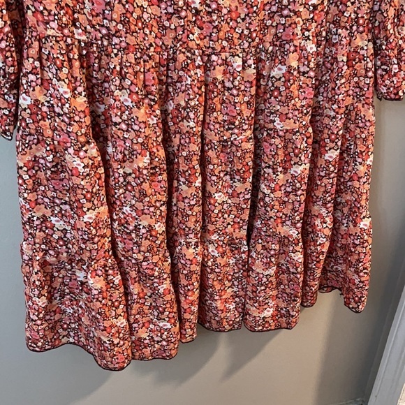 NWT OPT Long Sleeve Millions Boho Prairie Dress - Picture 5 of 8